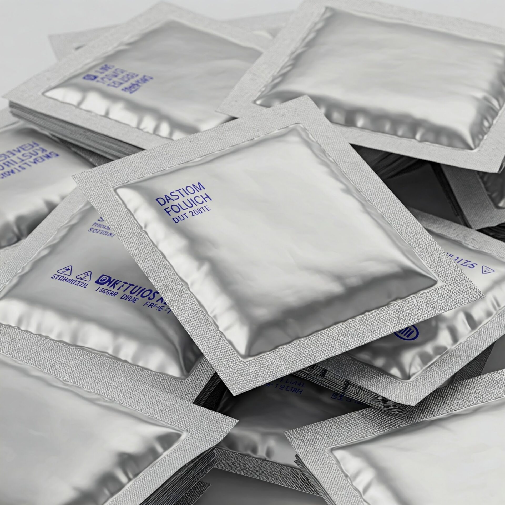 Three side seal premium aluminium foil pouch